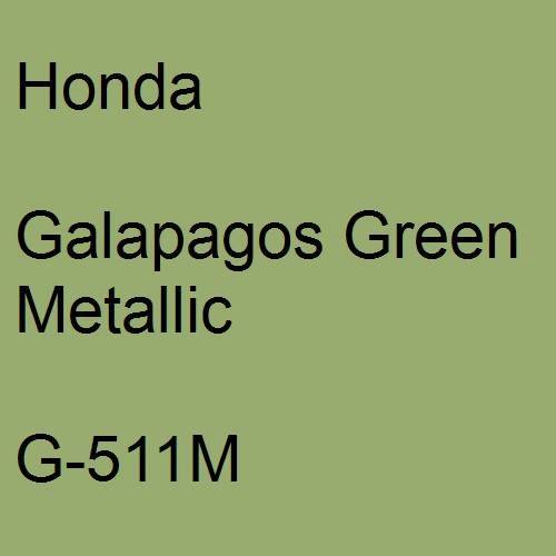 Honda, Galapagos Green Metallic, G-511M.